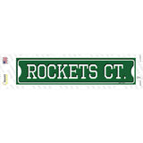 Rockets Ct Novelty Narrow Sticker Decal