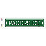 Pacers Ct Novelty Narrow Sticker Decal