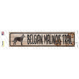 Belgian Malinois Trail Novelty Narrow Sticker Decal