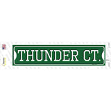 Thunder Ct Novelty Narrow Sticker Decal