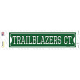 Trailblazers Ct Novelty Narrow Sticker Decal