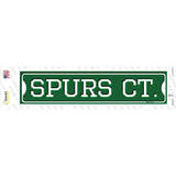 Spurs Ct Novelty Narrow Sticker Decal