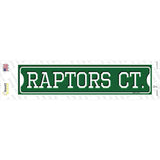Raptors Ct Novelty Narrow Sticker Decal