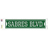Sabres Blvd Novelty Narrow Sticker Decal