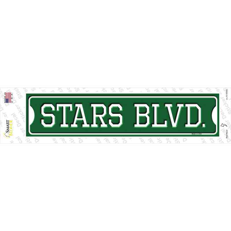 Stars Blvd Novelty Narrow Sticker Decal