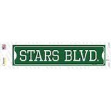 Stars Blvd Novelty Narrow Sticker Decal