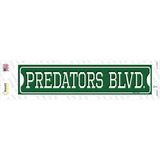 Predators Blvd Novelty Narrow Sticker Decal