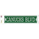 Canucks Blvd Novelty Narrow Sticker Decal