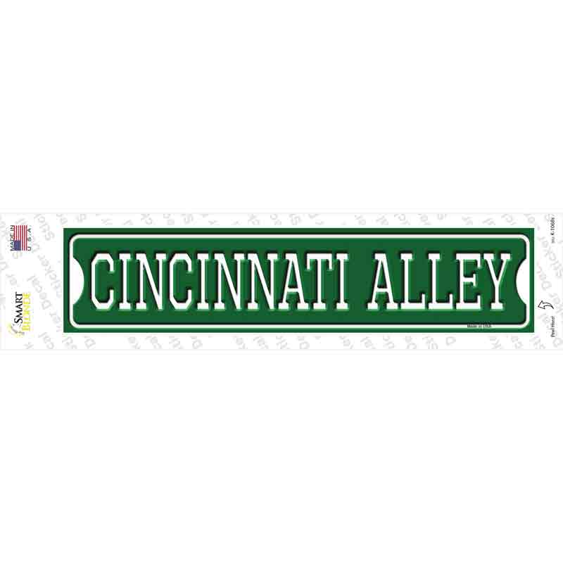 Cincinnati Alley Novelty Narrow Sticker Decal