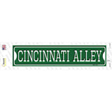 Cincinnati Alley Novelty Narrow Sticker Decal