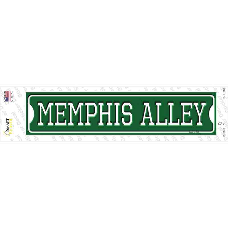 Memphis Alley Novelty Narrow Sticker Decal
