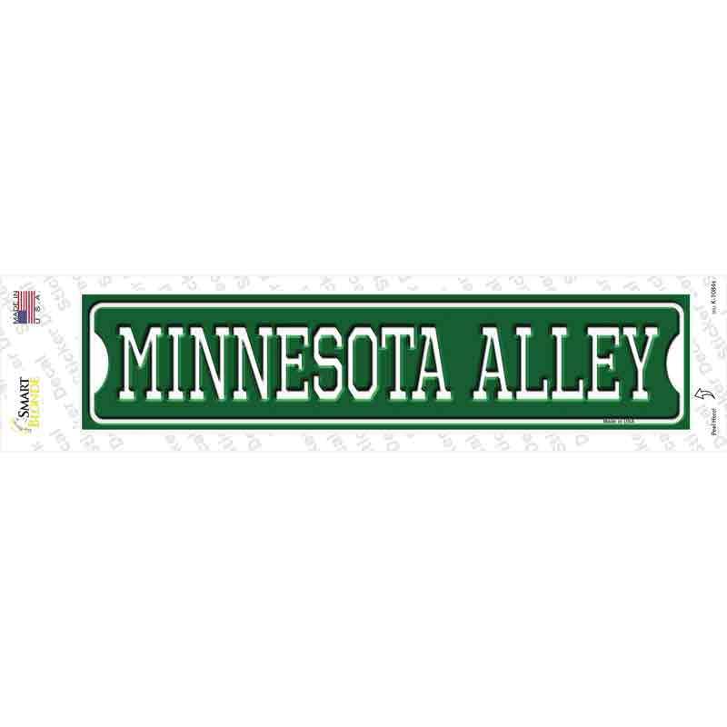 Minnesota Alley Novelty Narrow Sticker Decal