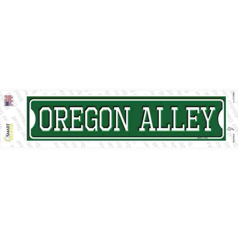 Oregon Alley Novelty Narrow Sticker Decal
