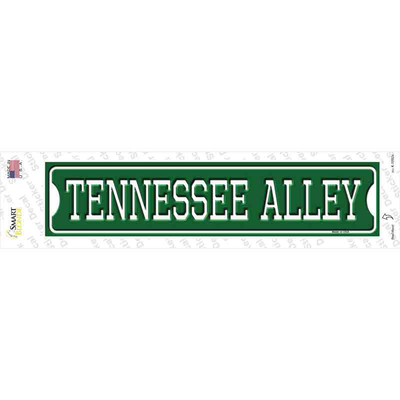 Tennessee Alley Novelty Narrow Sticker Decal