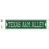 Texas A&M Alley Novelty Narrow Sticker Decal