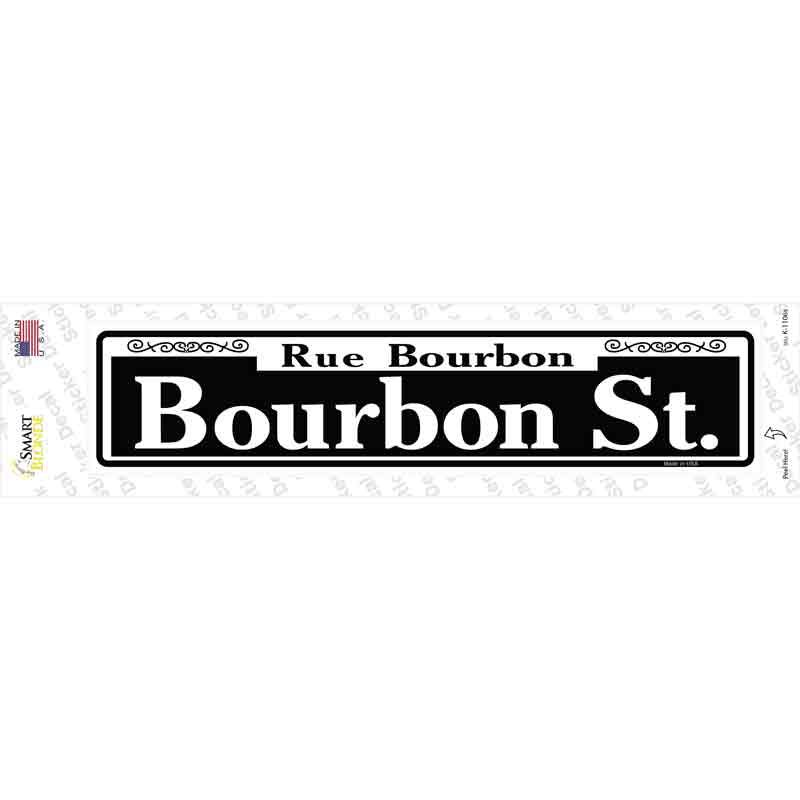 Bourbon Street Novelty Narrow Sticker Decal