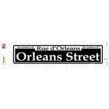 Orleans Street Novelty Narrow Sticker Decal
