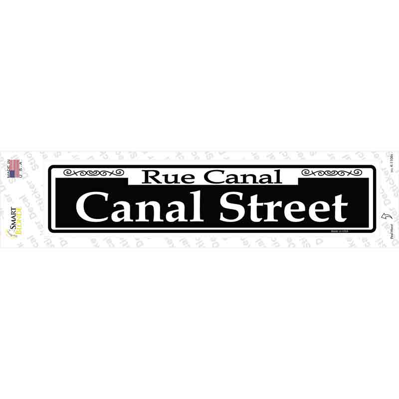 Canal Street Novelty Narrow Sticker Decal