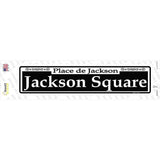 Jackson Square Novelty Narrow Sticker Decal