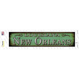 New Orleans Louisiana Novelty Narrow Sticker Decal