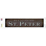 Rue St Peter Novelty Narrow Sticker Decal