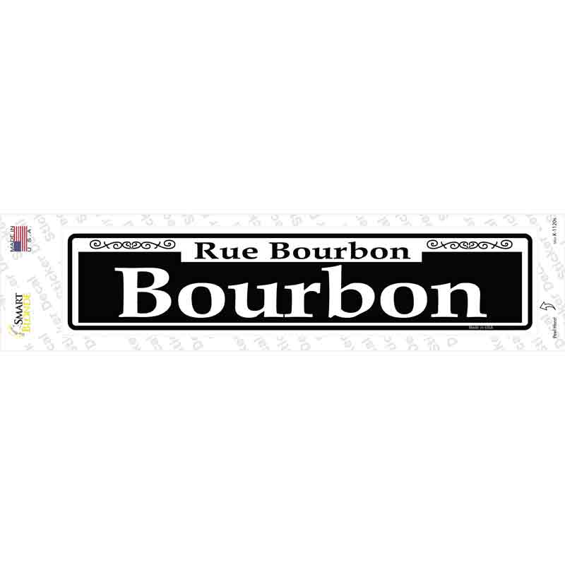 Bourbon Novelty Narrow Sticker Decal