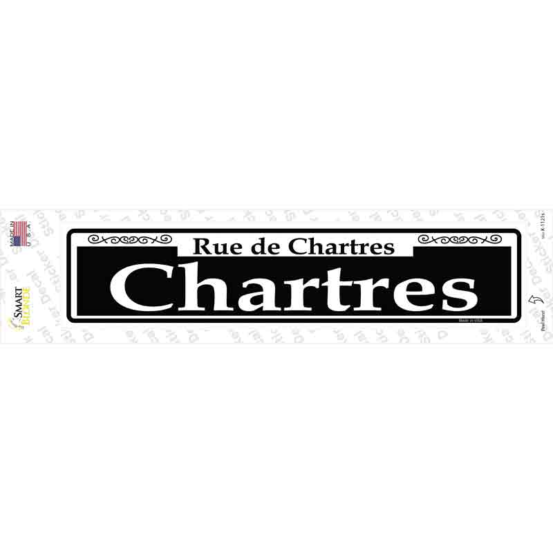 Chartres Novelty Narrow Sticker Decal