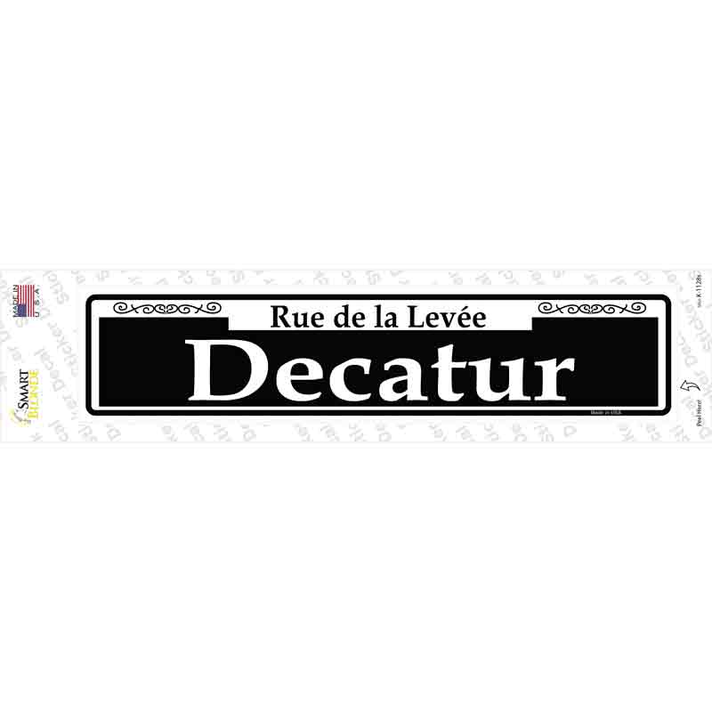 Decatur Novelty Narrow Sticker Decal