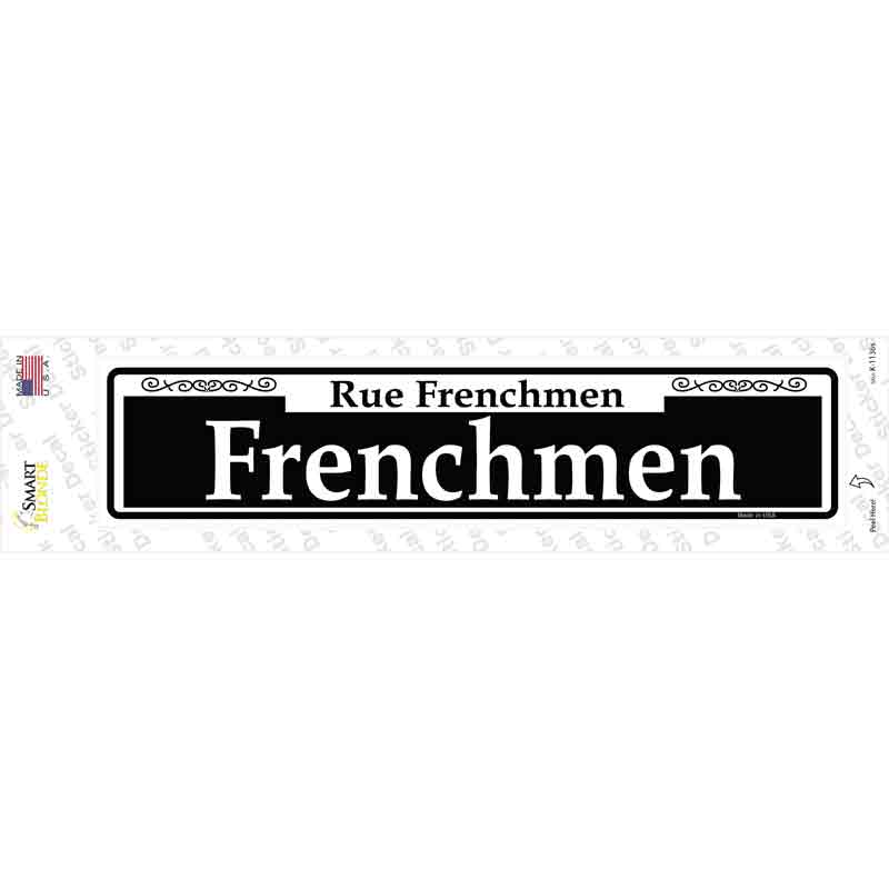 Frenchmen Novelty Narrow Sticker Decal