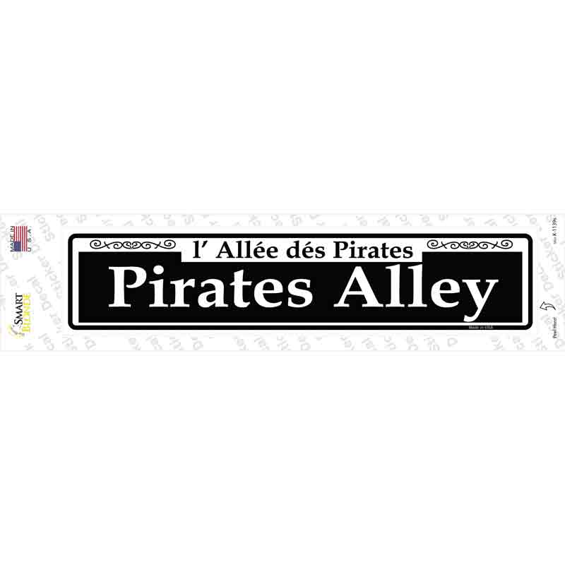 Pirates Alley Novelty Narrow Sticker Decal