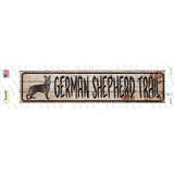 German Shepherd Trail Novelty Narrow Sticker Decal