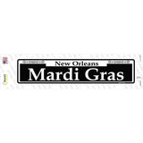 Mardi Gras Novelty Narrow Sticker Decal