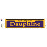 Dauphine Purple Novelty Narrow Sticker Decal