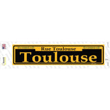 Toulouse Yellow Novelty Narrow Sticker Decal