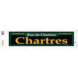 Chartres Green Novelty Narrow Sticker Decal