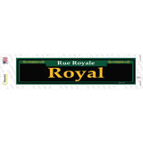 Royal Green Novelty Narrow Sticker Decal