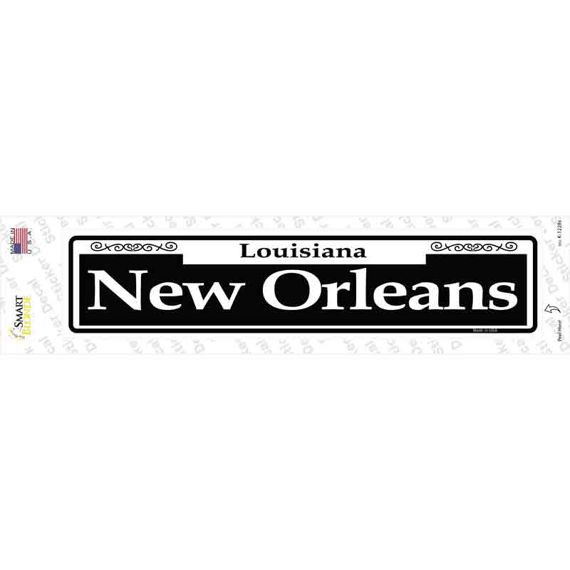 New Orleans Novelty Narrow Sticker Decal