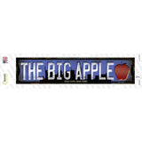 New York The Big Apple Novelty Narrow Sticker Decal