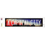 Washington DC A Capital City Novelty Narrow Sticker Decal