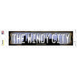 Chicago Illinois The Windy City Novelty Narrow Sticker Decal