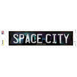 Houston Texas Space City Novelty Narrow Sticker Decal