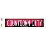 San Antonio Texas Countdown City Novelty Narrow Sticker Decal