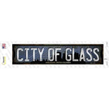 Vancouver British Columbia City of Glass Novelty Narrow Sticker Decal