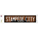 Calgary Alberta Stampede City Novelty Narrow Sticker Decal