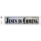 Jesus Is Coming Novelty Narrow Sticker Decal