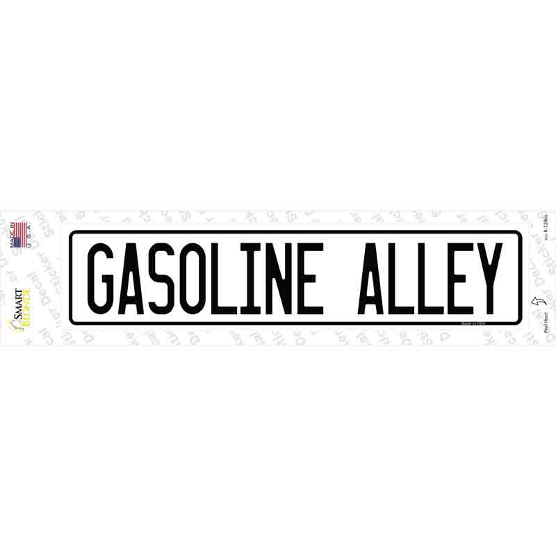 Gasoline Alley Novelty Narrow Sticker Decal
