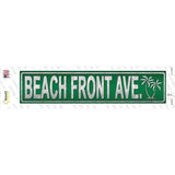 Beach Front Ave Novelty Narrow Sticker Decal