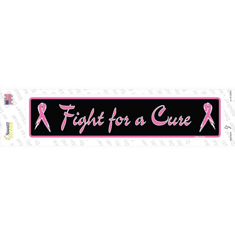 Fight For a Cure Novelty Narrow Sticker Decal