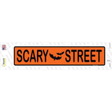 Scary Street Novelty Narrow Sticker Decal