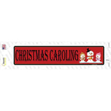Christmas Caroling Novelty Narrow Sticker Decal